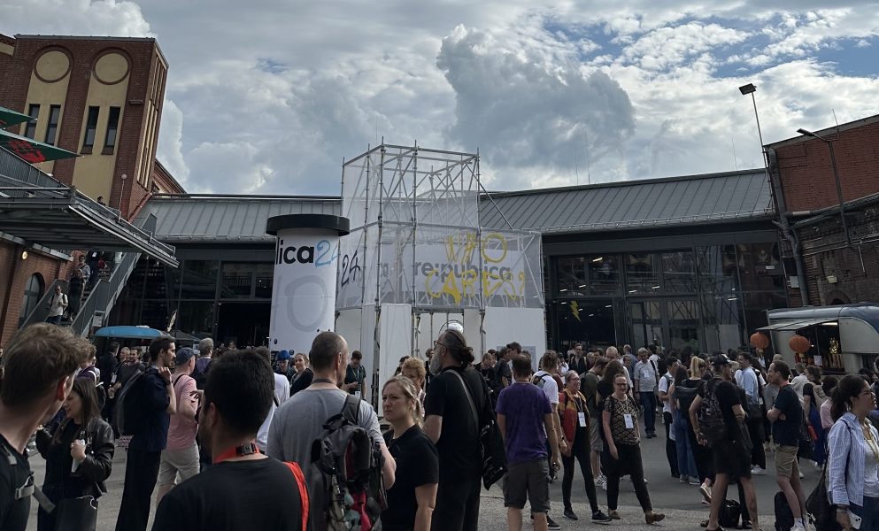 Impressions from this year's well-attended re:publica 2024.